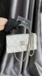 Chanel Kelly White Top Handle