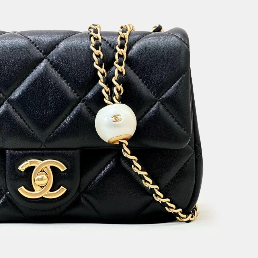 Chanel 24S Mini Flap Bag Pearl Ball - Image 6