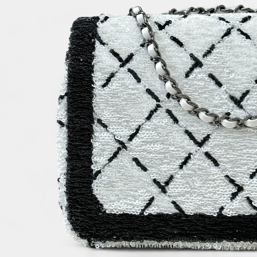 Chanel Sequin Small Flap Bag 24P - Image 10