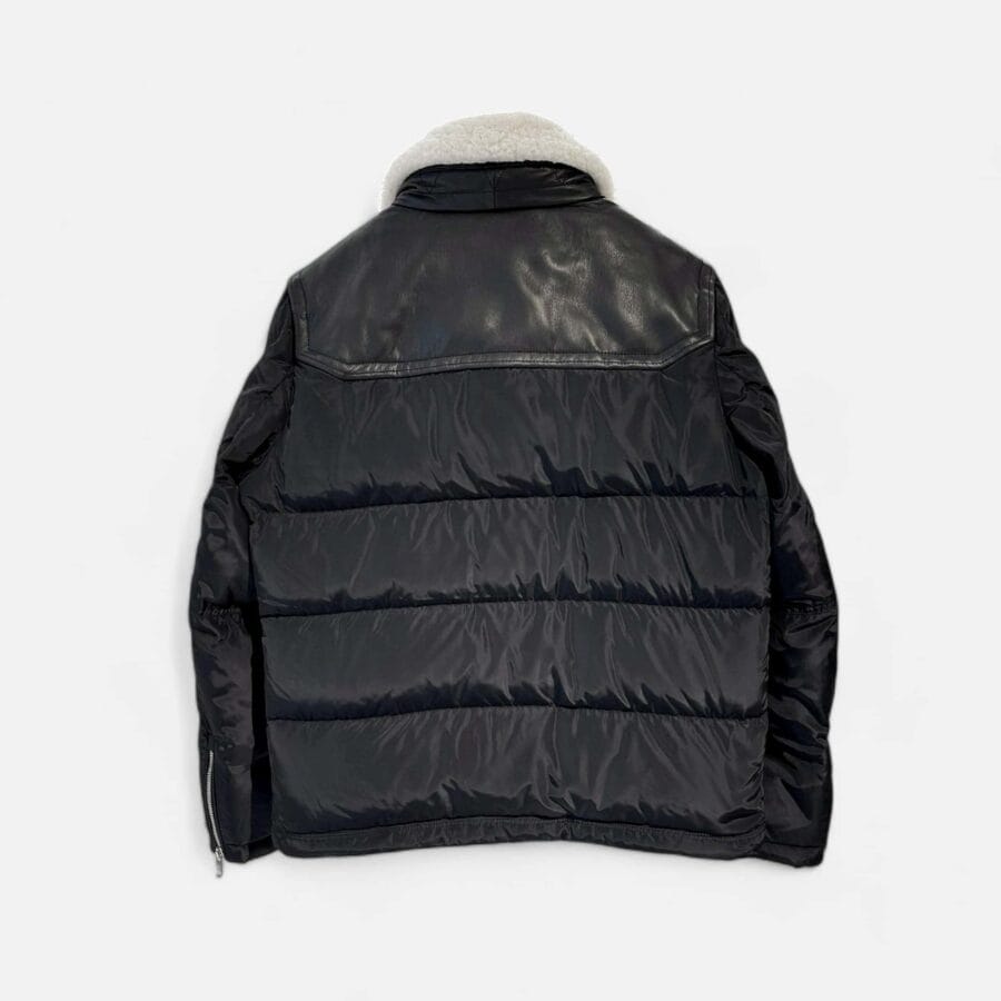 Moncler Leo Fur Collar Ski Jacket Black - Image 2