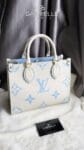 LV OnTheGo MM LatteCandy Blue