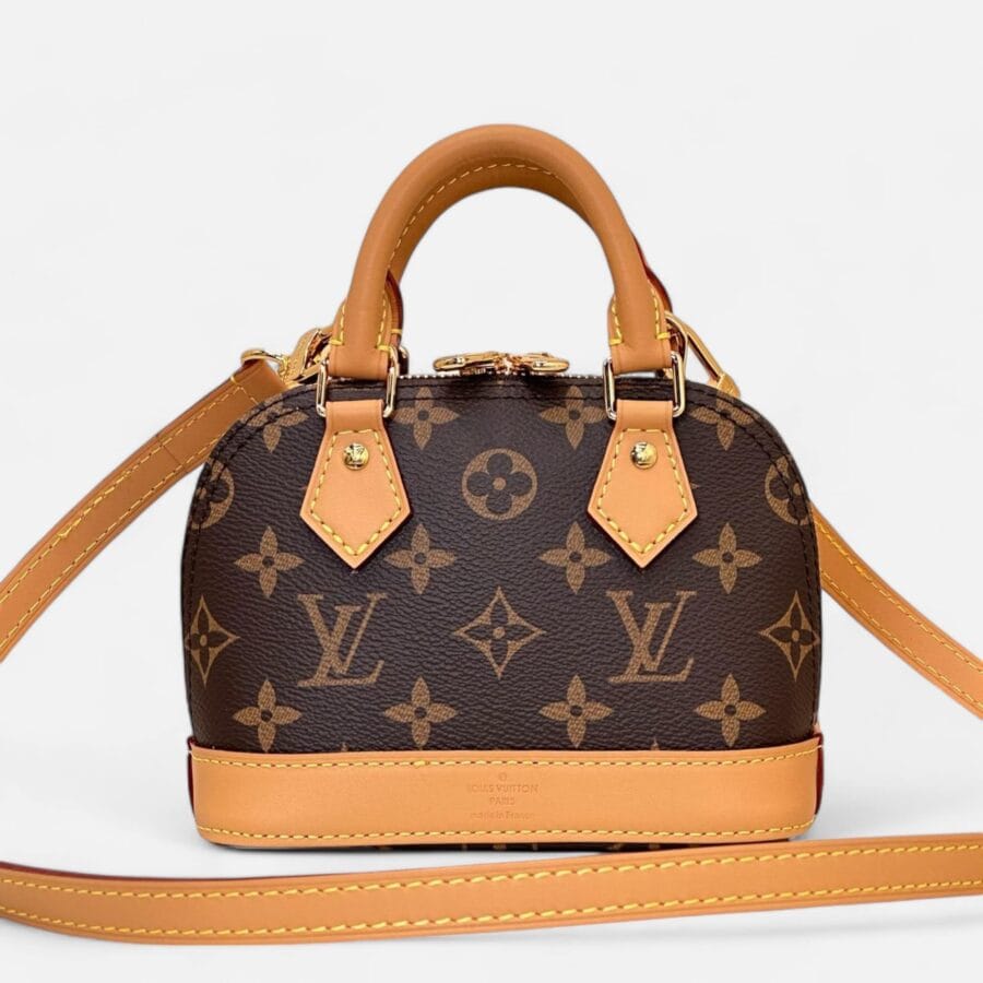 Louis Vuitton Nano Alma Monogram Canvas Handbag