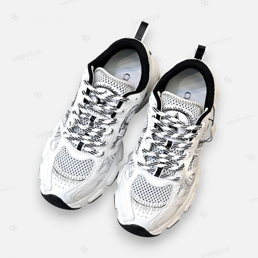 Dior Chrono Sneakers in White - Image 7