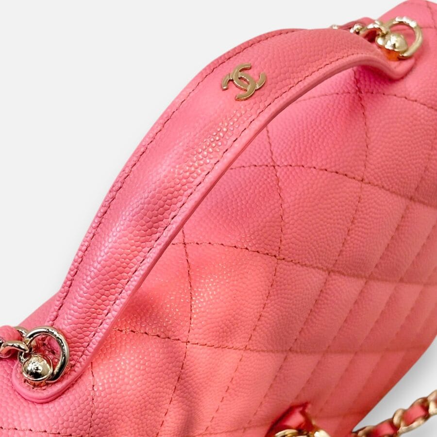 Chanel 25C Mini Caviar Pink Bag - Image 3