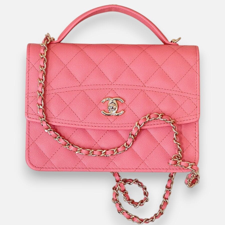 Chanel 25C Mini Caviar Pink Bag