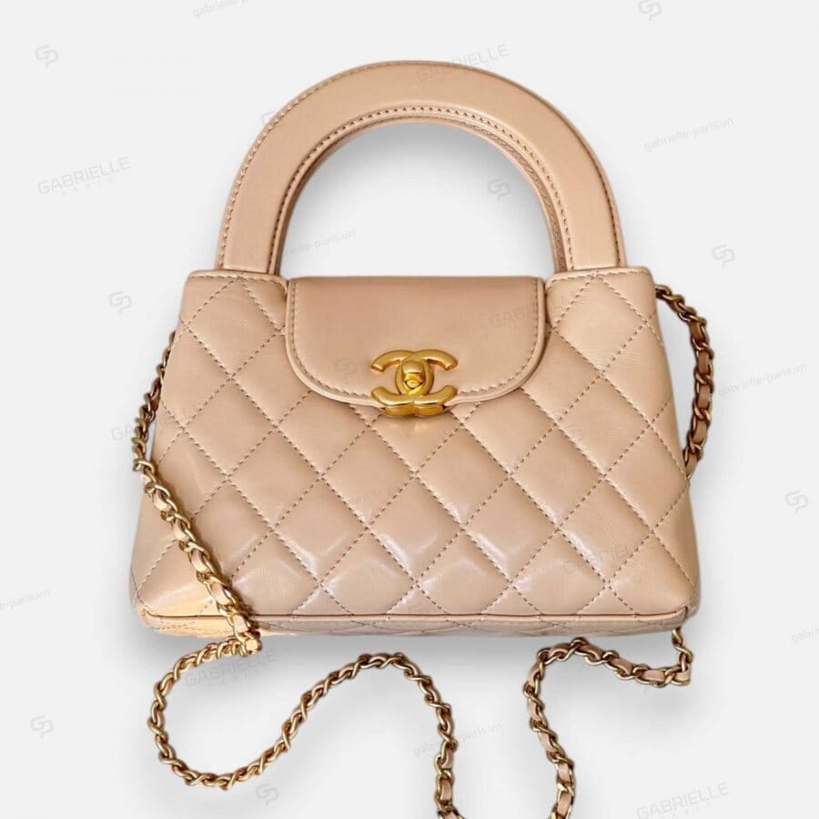 Chanel 24P Kelly Chain Golden Brown Bag