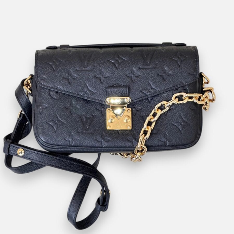 Louis Vuitton Metis East West HandBag Black