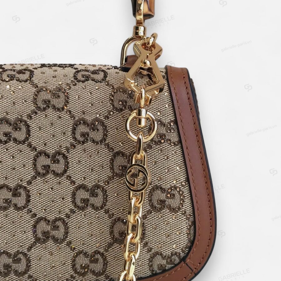 Gucci Bamboo 1947 GG Monogram Canvas Bag - Image 3