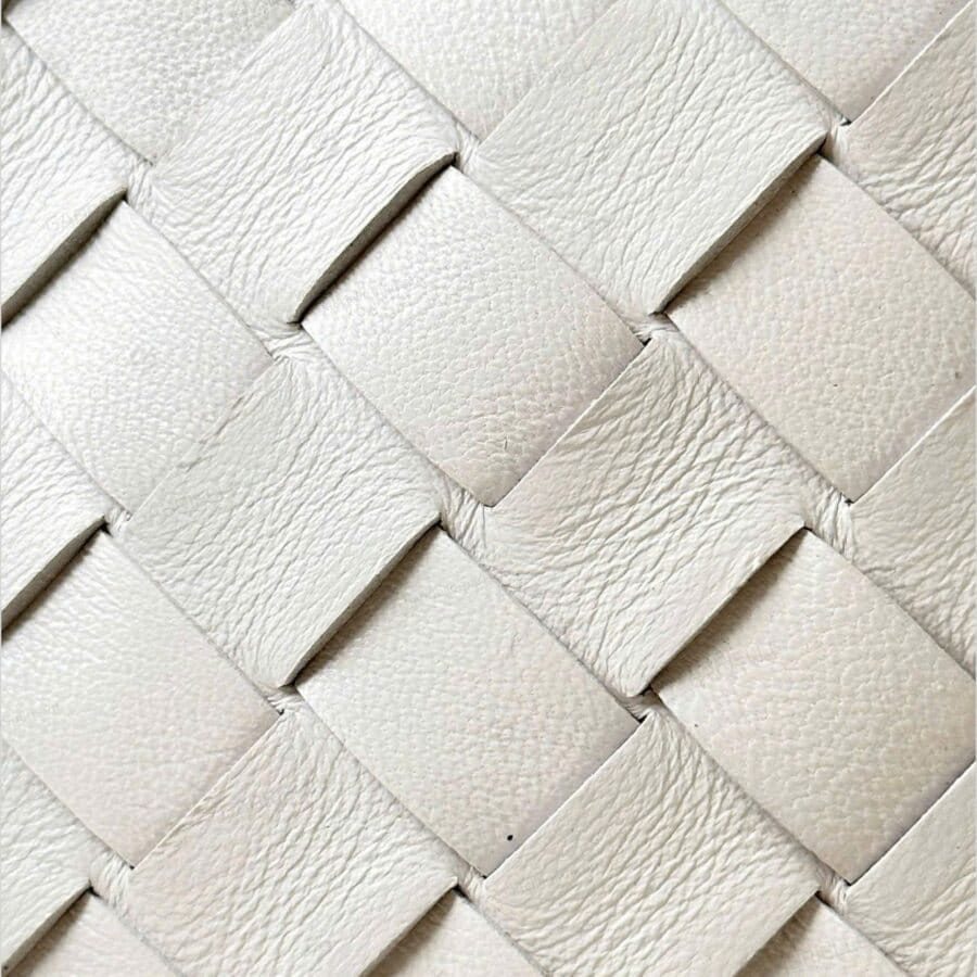 Bottega Veneta Andiamo HandBag White Nappa Lambskin Leather - Image 8