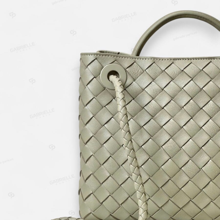 Bottega Veneta Andiamo Olive Green Nappa leather Bag - Image 7