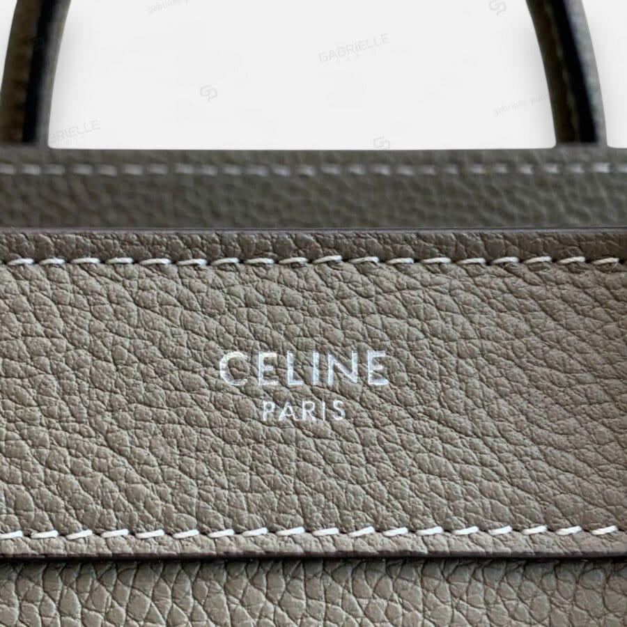 Celine Micro Luggage in Drummed Calfskin Bag - Image 4