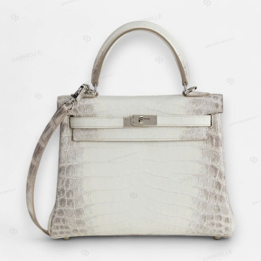 Kelly 25 Himalaya PHW HandBag Niloticus