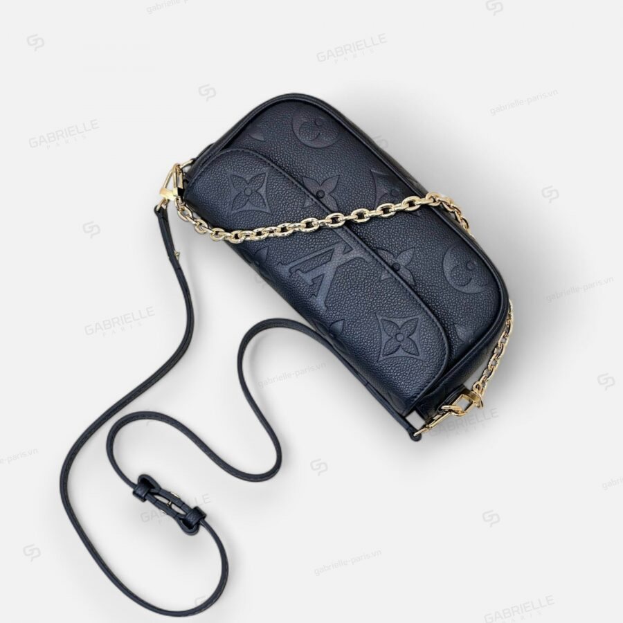 Louis Vuitton Ivy WOC Monogram Empreinte Black Bag - Image 6