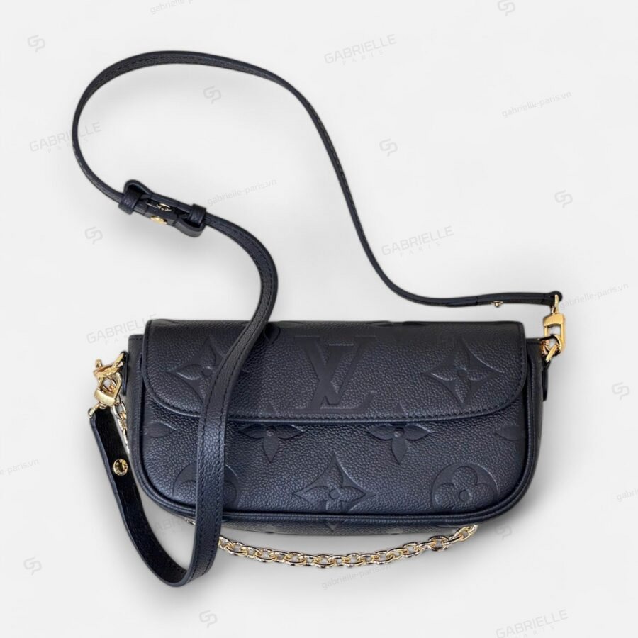 Louis Vuitton Ivy WOC Monogram Empreinte Black Bag