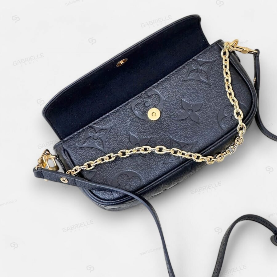 Louis Vuitton Ivy WOC Monogram Empreinte Black Bag - Image 7