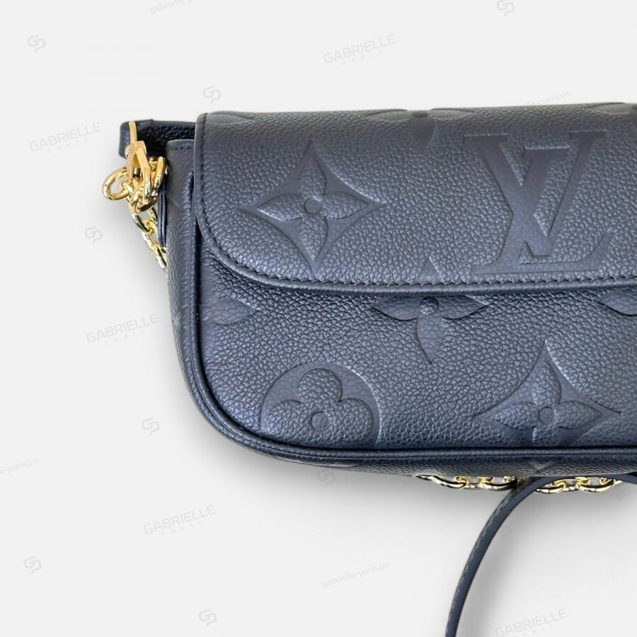 Louis Vuitton Ivy WOC Monogram Empreinte Black Bag - Image 4