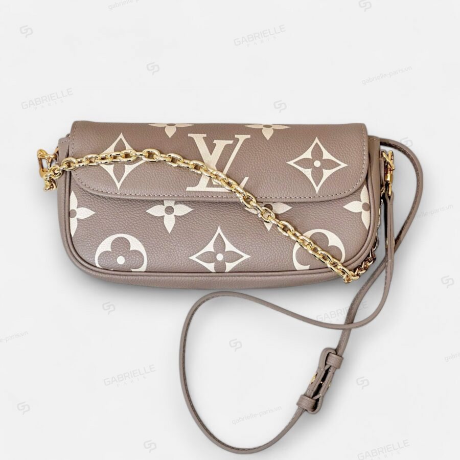 Louis Vuitton Ivy WOC Monogram Empreinte in Gray Bag. - Image 8