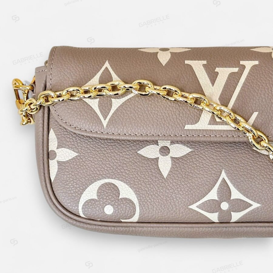 Louis Vuitton Ivy WOC Monogram Empreinte in Gray Bag. - Image 4