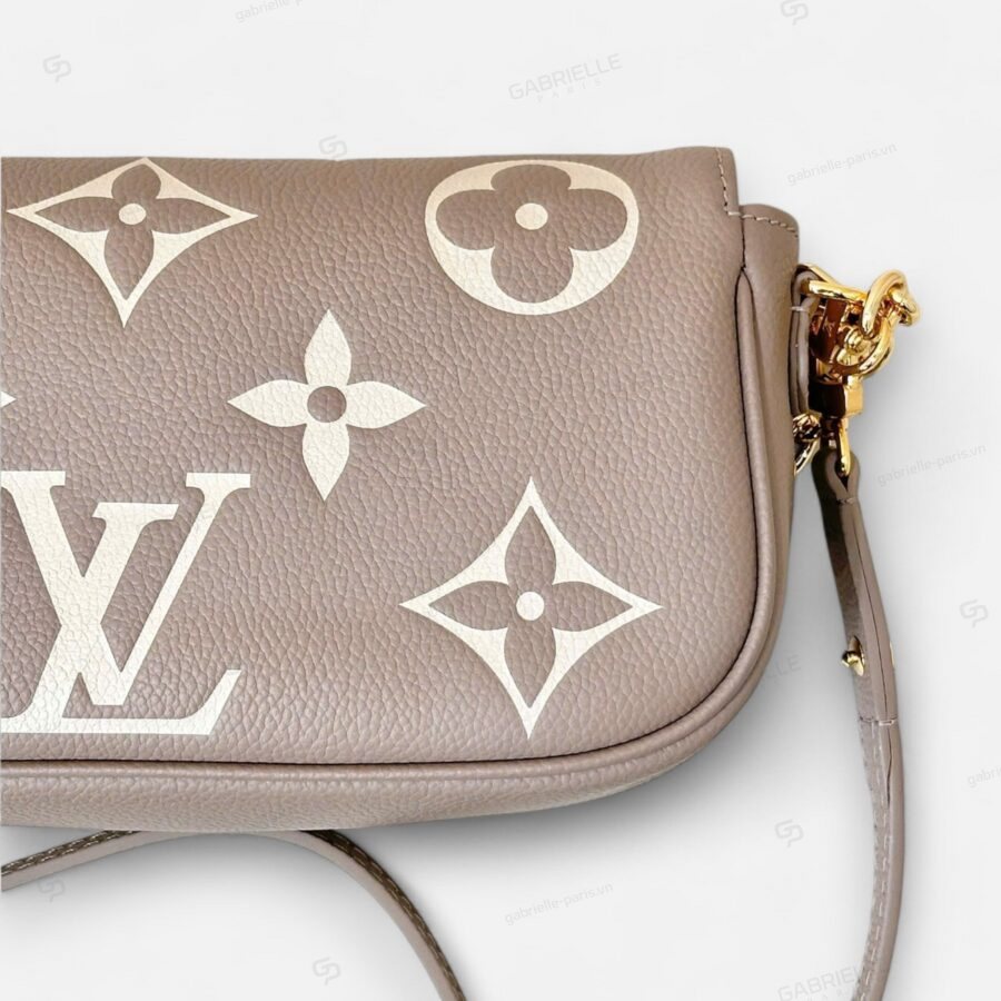 Louis Vuitton Ivy WOC Monogram Empreinte in Gray Bag. - Image 3