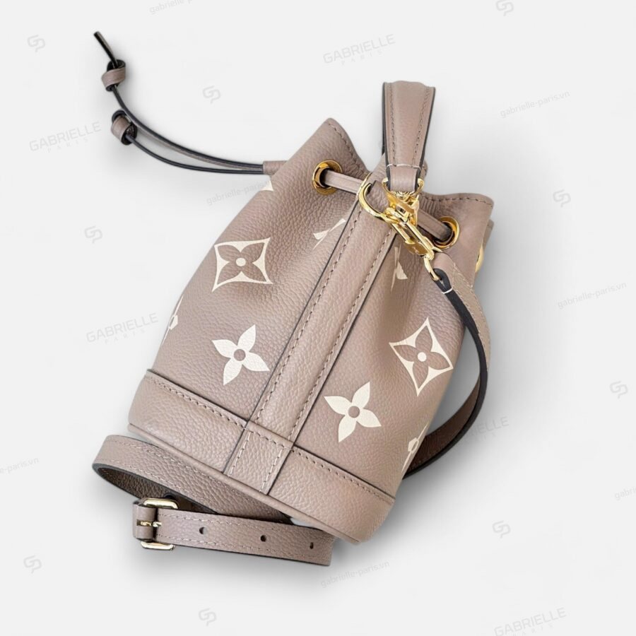 Louis Vuitton Nano Noé Bicolor Monogram Empreinte Bag - Image 5