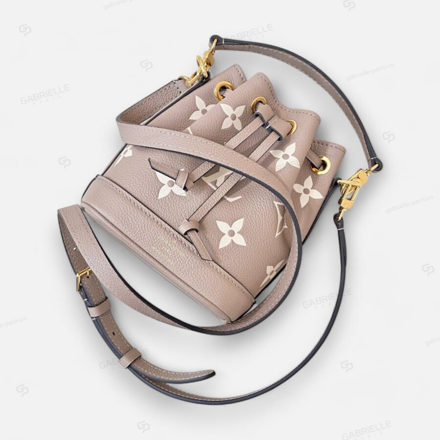 Louis Vuitton Nano Noé Bicolor Monogram Empreinte Bag - Image 6