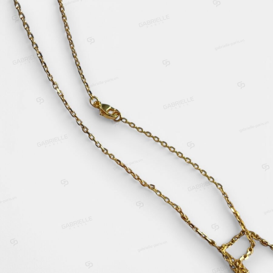 Hermès Pop H Mini Gold-Plated Necklace Pink - Image 6