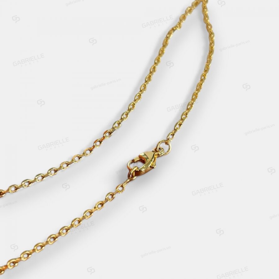 Hermès Pop H Mini Gold-Plated Necklace Ivory White - Image 7