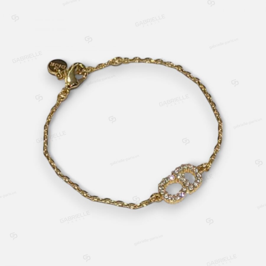 Dior CD Letter Gold-Plated Bracelet