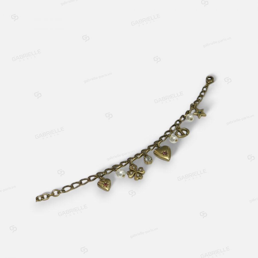 Dior Lucky Vintage Charm Gold-Plated Bracelet - Image 5