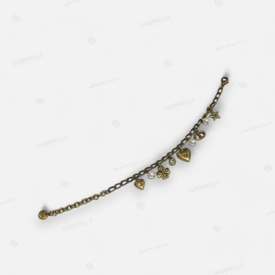 Dior Lucky Vintage Charm Gold-Plated Bracelet - Image 6