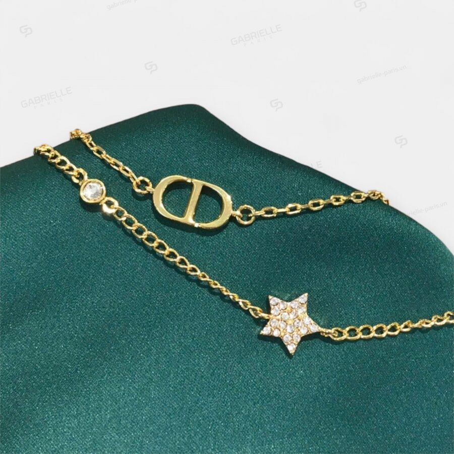 Dior PETITCD Star Gold-Plated Bracelet - Image 3