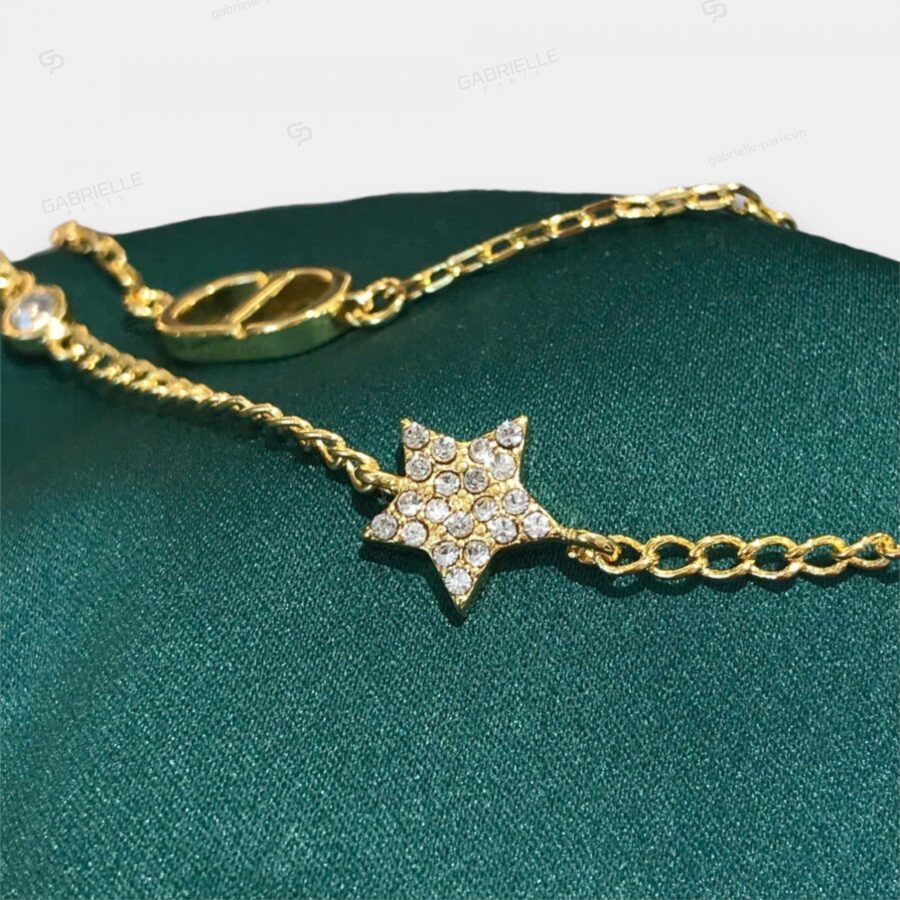 Dior PETITCD Star Gold-Plated Bracelet - Image 7